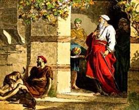 Znalezione obrazy dla zapytania Przypowieść o bogaczu i Łazarzu